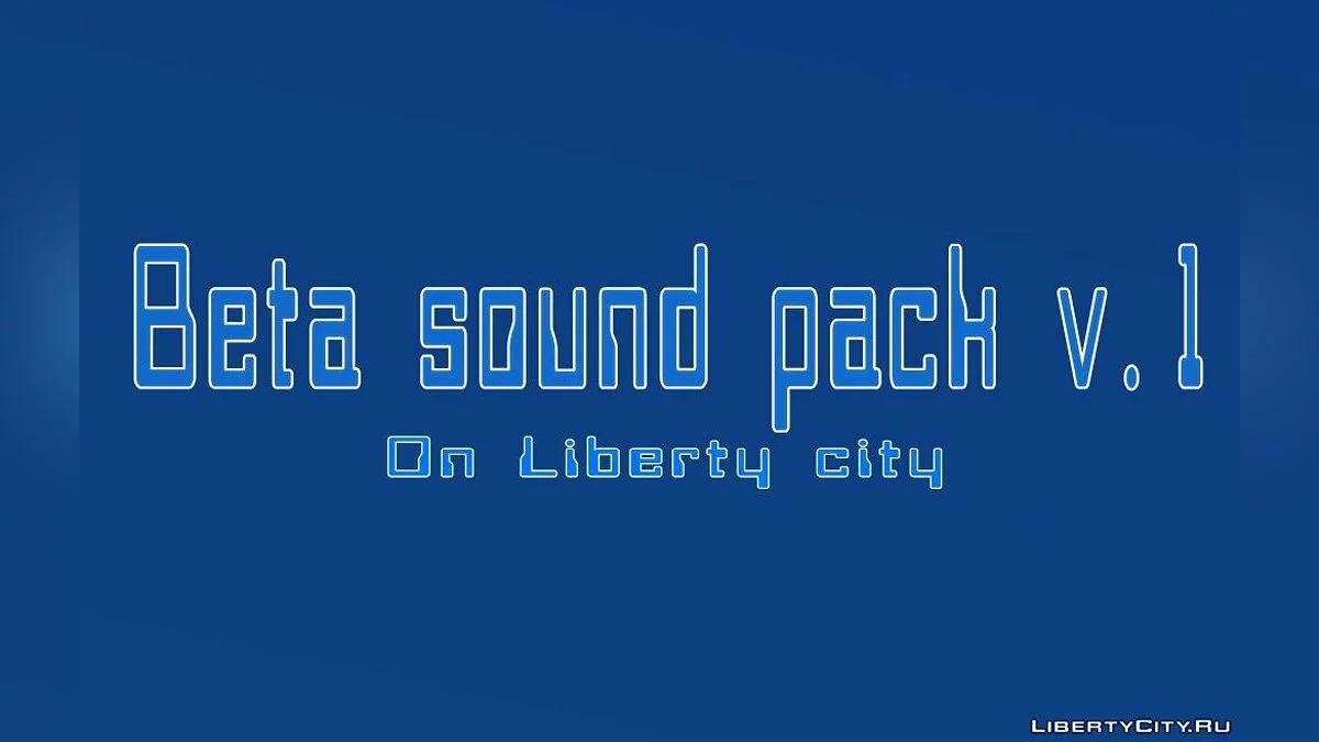 Beta sound pack / GTA 1