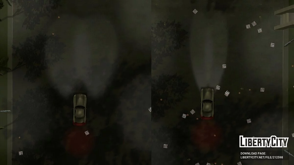 Исправление света фар / GTA 3