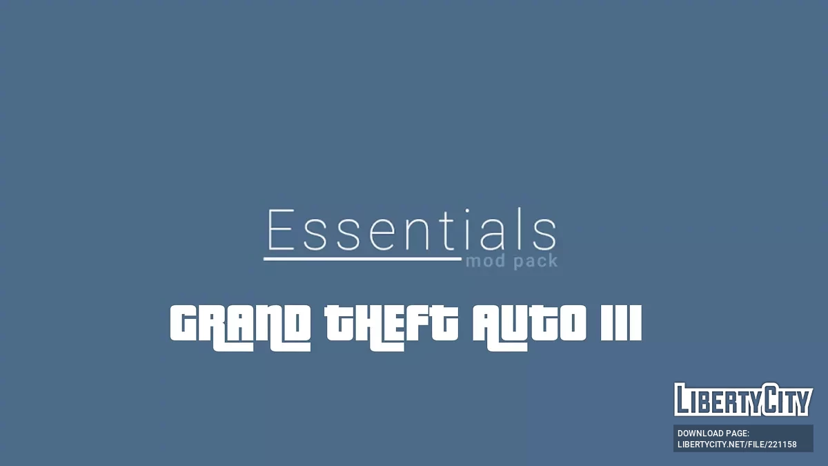 Essentials Mod Pack / GTA 3