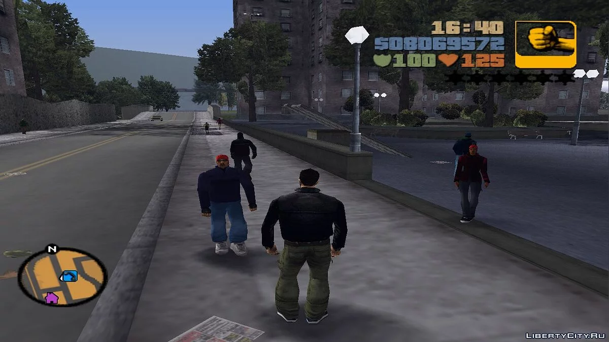 Сохранение на 100% + Банды не будут вас атаковать / GTA 3