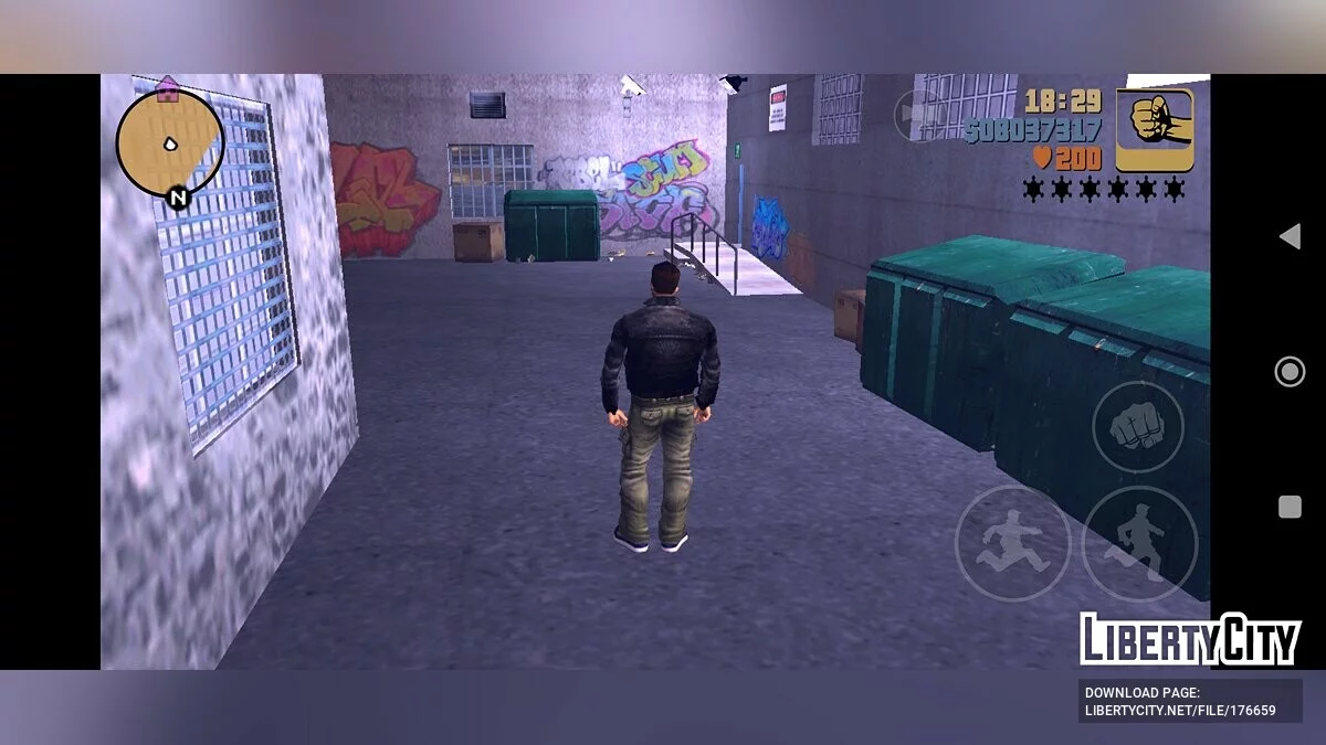 Возможность ходить в Городе Призраке / GTA 3 (iOS, Android)