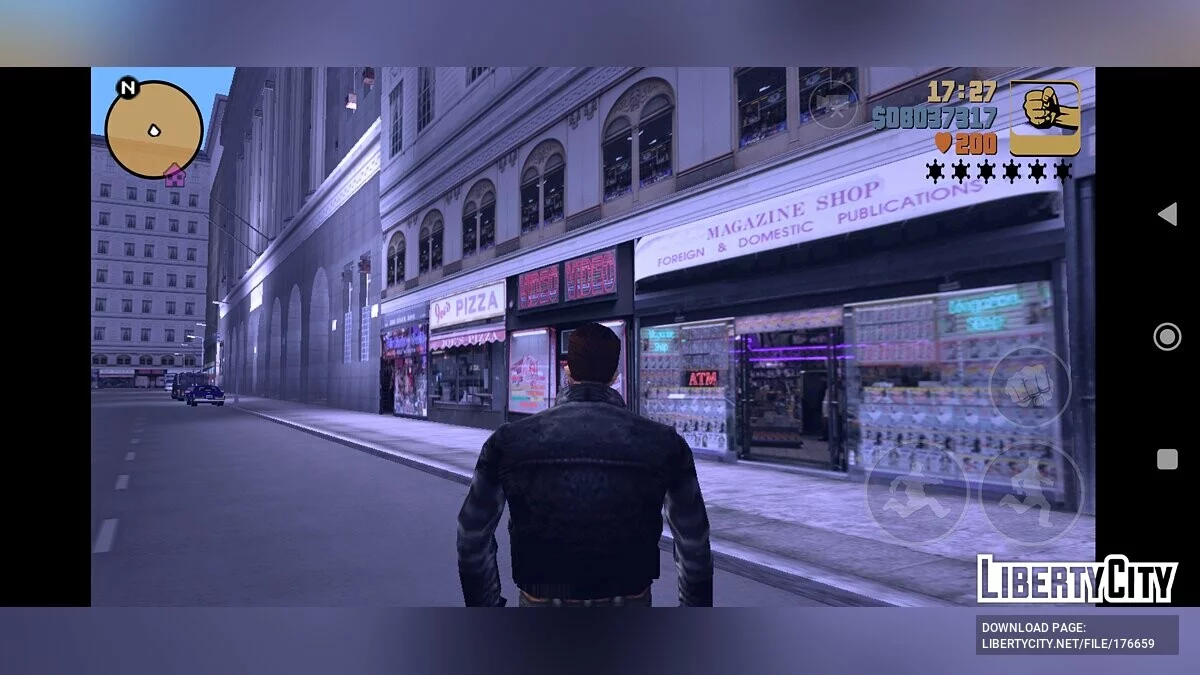 Возможность ходить в Городе Призраке / GTA 3 (iOS, Android)