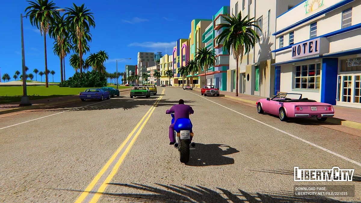 Разноцветные автомобили для Vice City Nextgen Edition / GTA 4