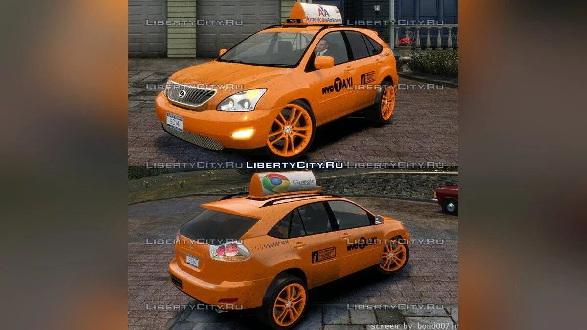 Lexus RX400 New York Taxi / GTA 4