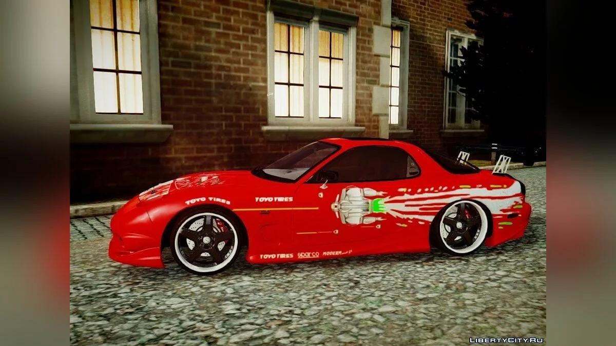 Fast and Furious 1 Mazda RX-7 v2.0 / GTA 4