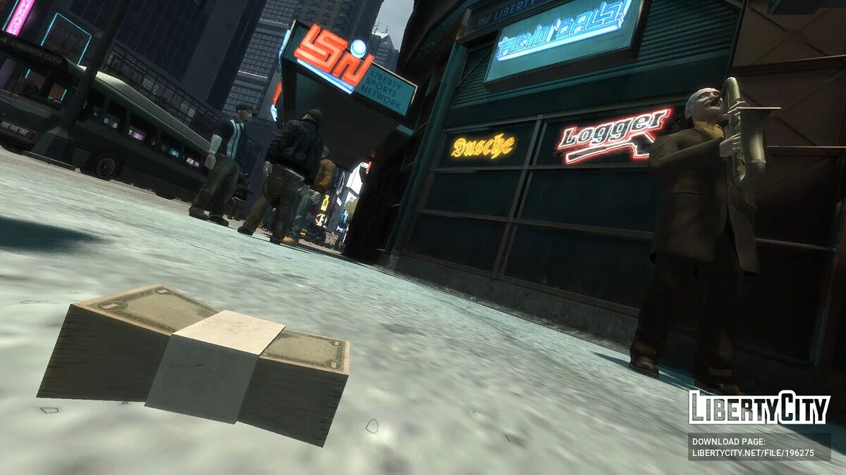 Фикс анимации броска денег v0.1 / GTA 4