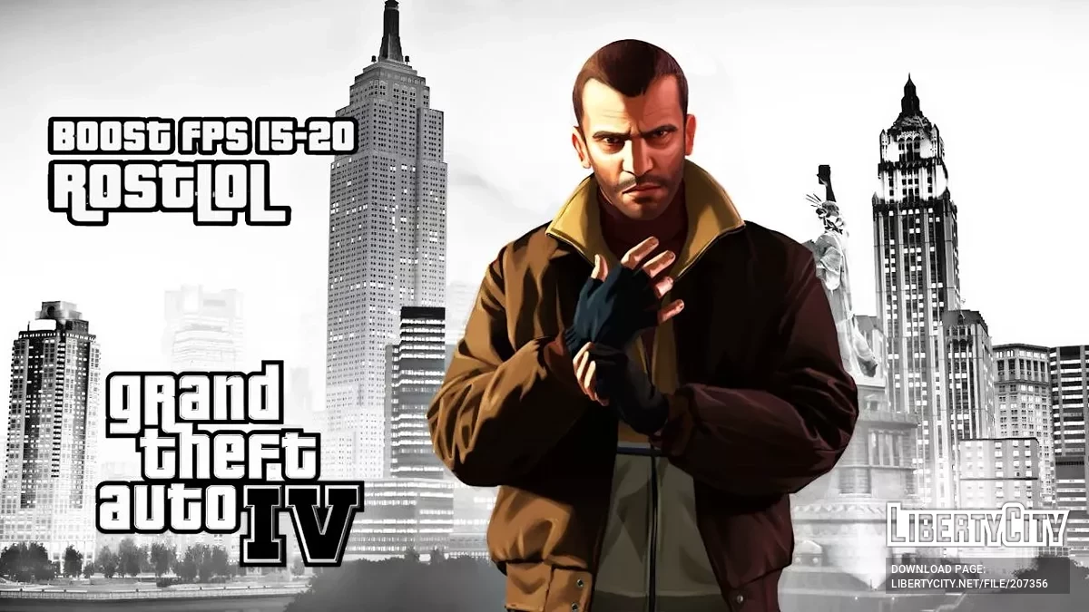 FPS Boost For GTA 4 (TBoGT и TLAD) / GTA 4