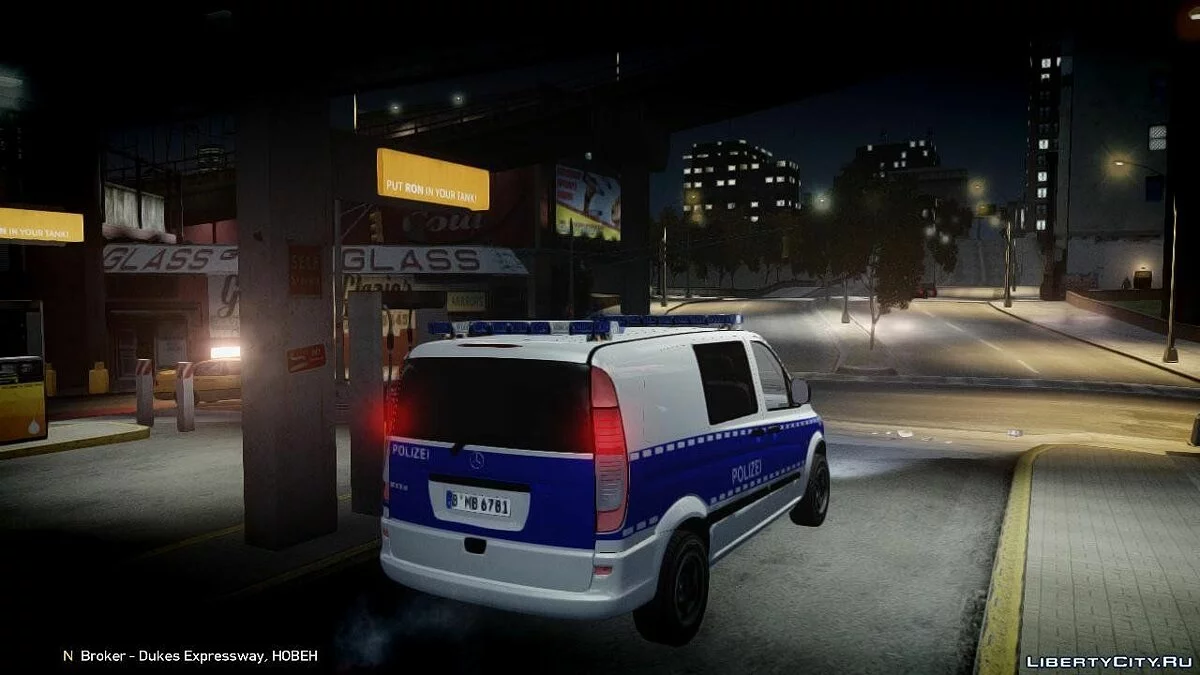  German Police Mercedes Benz Vito [ELS] / GTA 4