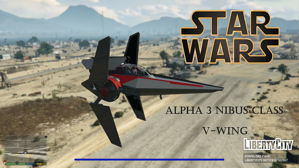 Star Wars ALPHA 3 NIBUS CLASS V-WING [ADD-ON] 0.1 / GTA 5