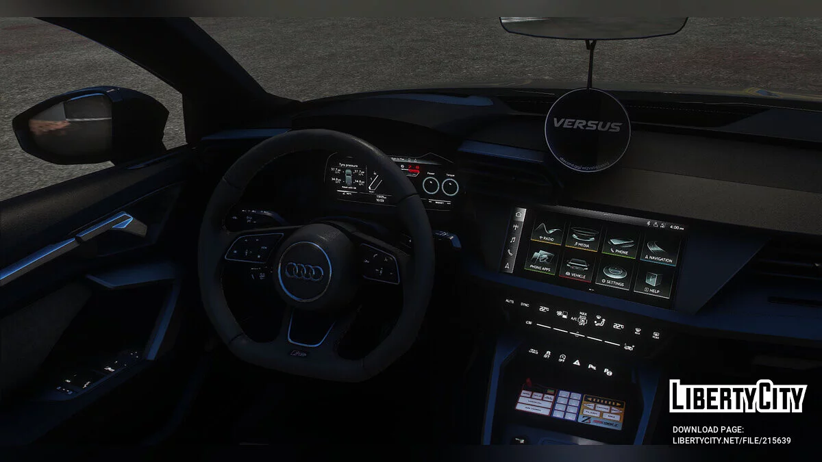 Audi RS3 8Y Police Modern Lights / GTA 5