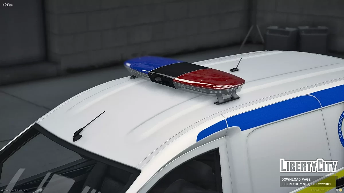 2017 Dacia Dokker Politia Romana / GTA 5