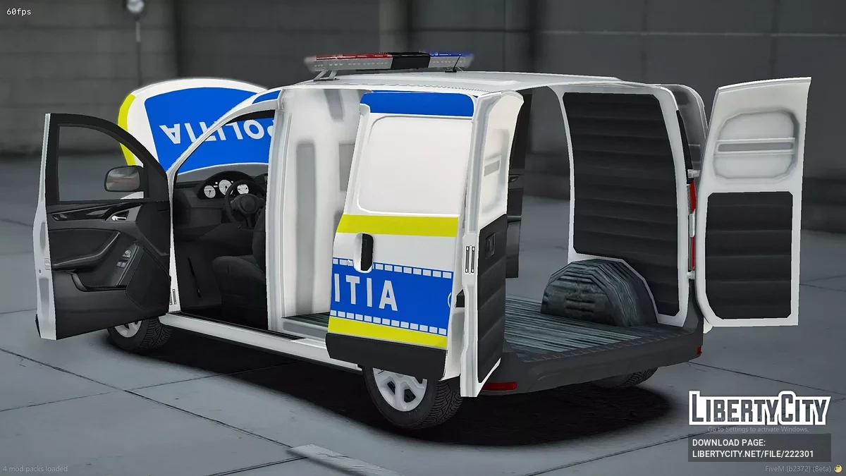 2017 Dacia Dokker Politia Romana / GTA 5