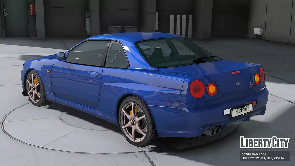 Nissan Skyline GT-R R34 V Spec II / GTA 5