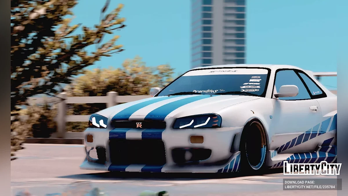 Nissan Skyline R34 Twin Turbo RHD 1.0 / GTA 5