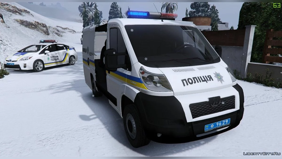 Peugeot Boxer 2007 - Украинская полиция / GTA 5