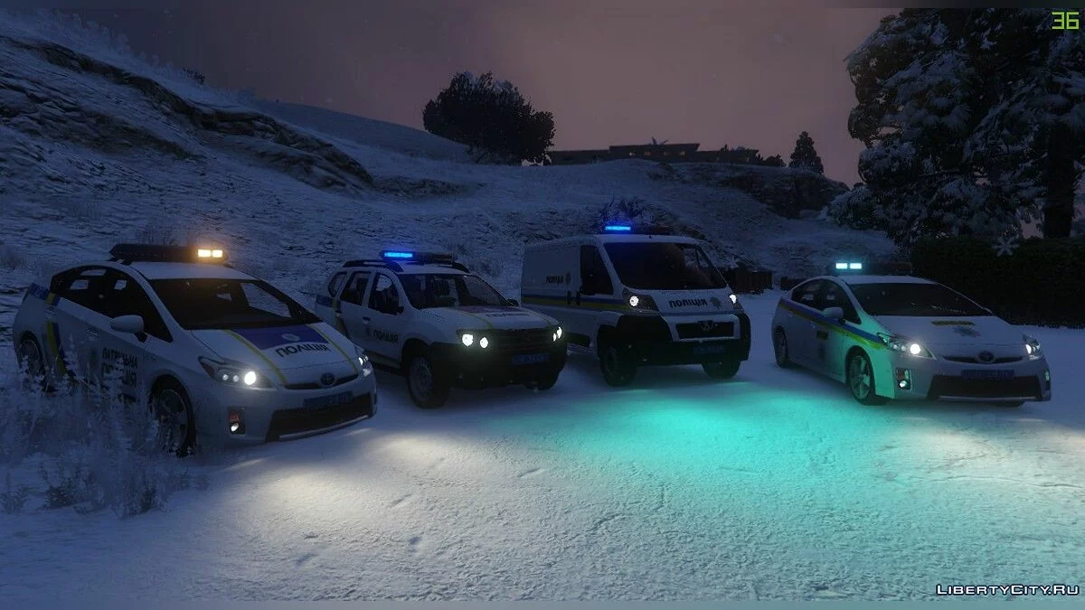 Peugeot Boxer 2007 - Украинская полиция / GTA 5