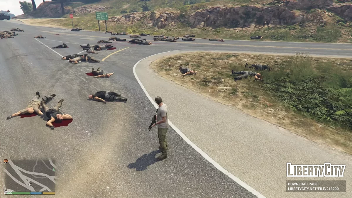 Тела не пропадают раньше времени / GTA 5