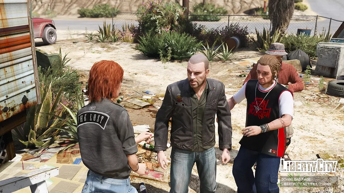 Улучшенные текстуры второстепенных персонажей / GTA 5