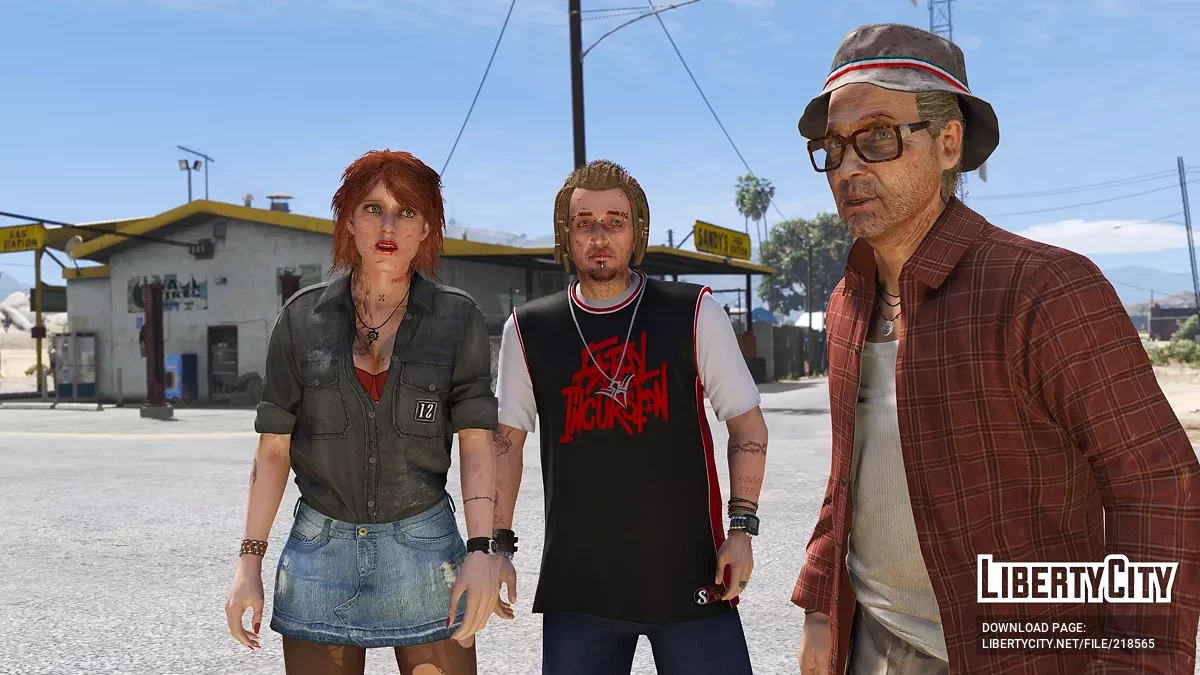 Улучшенные текстуры второстепенных персонажей / GTA 5