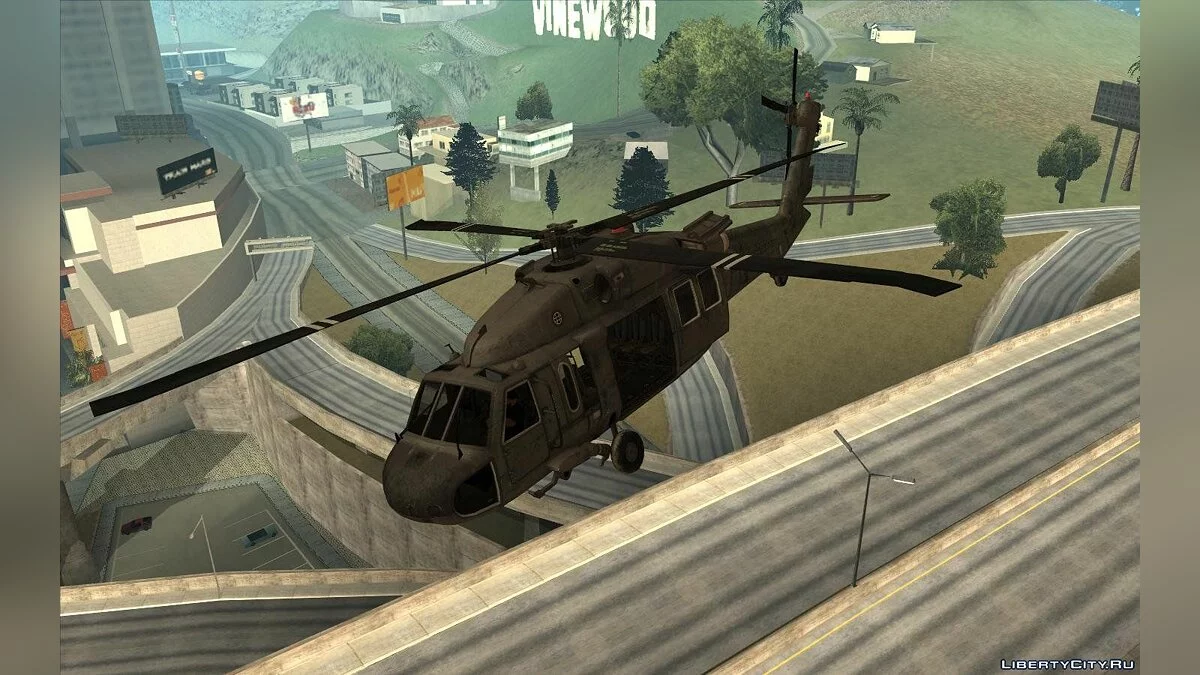 UH-60 \"Black Hawk\" Modern Warfare 3 / GTA San Andreas