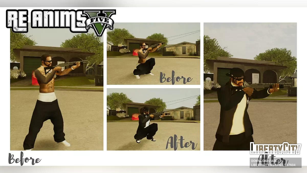 Project Re-Anims / GTA San Andreas
