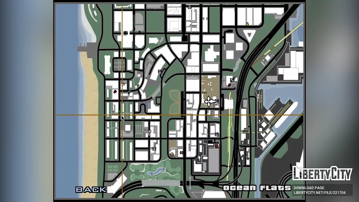 Изменяемый размер значков на карте и радаре / GTA San Andreas