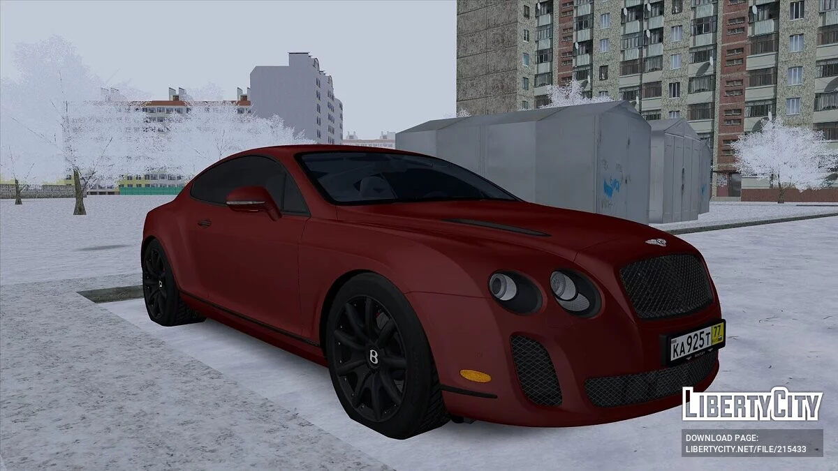 Bentley Continental Supersports 2010 / GTA San Andreas