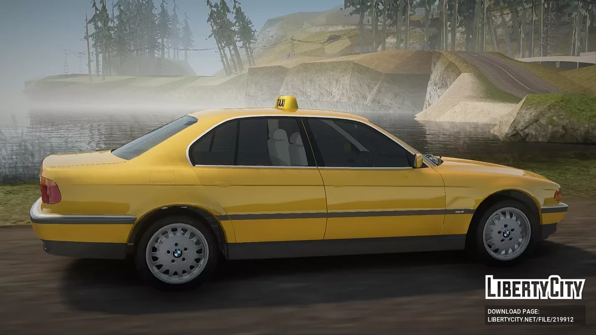 BMW 730i E38 1996 Taxi / GTA San Andreas
