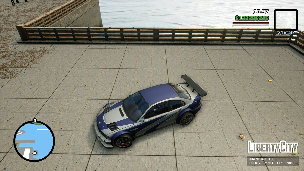 BMW M3 GTR (E46) из Need For Speed: Most Wanted (OLD) / GTA San Andreas: The Definitive Edition