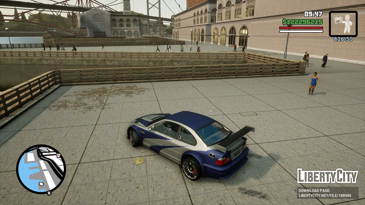 BMW M3 GTR (E46) из Need For Speed: Most Wanted (OLD) / GTA San Andreas: The Definitive Edition