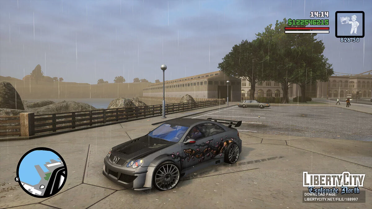 Mercedes-Benz CLK500 из Need For Speed: Most Wanted (OLD) / GTA San Andreas: The Definitive Edition