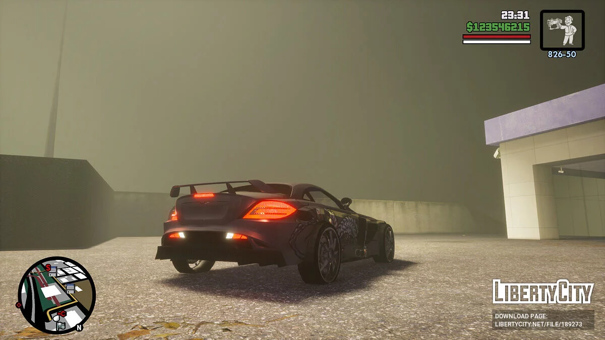 Mercedes Benz SLR McLaren из Need for Speed: Most Wanted (OLD) / GTA San Andreas: The Definitive Edition