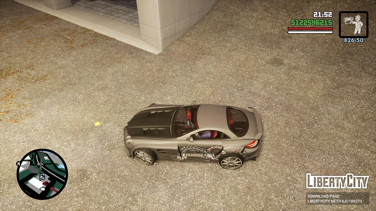 Mercedes Benz SLR McLaren из Need for Speed: Most Wanted (OLD) / GTA San Andreas: The Definitive Edition