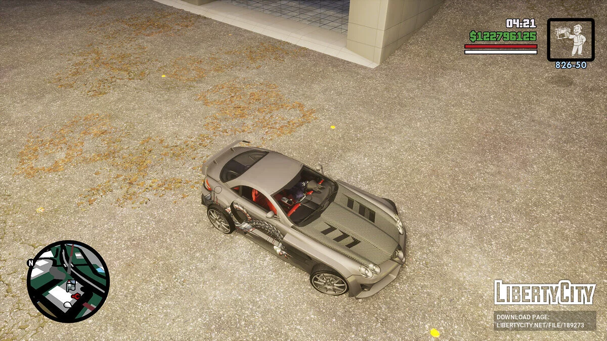 Mercedes Benz SLR McLaren из Need for Speed: Most Wanted (OLD) / GTA San Andreas: The Definitive Edition