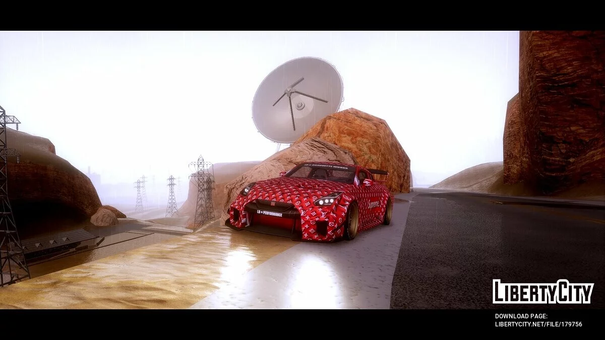 Nissan GT-R R35 Supreme X Louis Vuitton / GTA San Andreas: The Definitive Edition