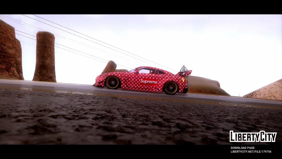 Nissan GT-R R35 Supreme X Louis Vuitton / GTA San Andreas: The Definitive Edition