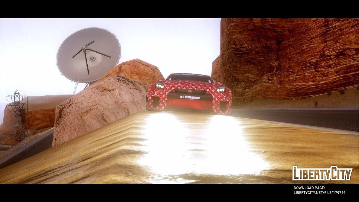 Nissan GT-R R35 Supreme X Louis Vuitton / GTA San Andreas: The Definitive Edition