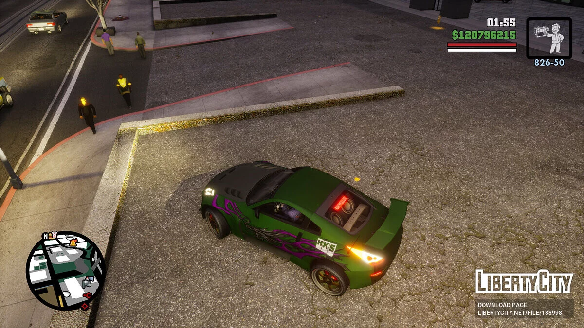 Nissan 350Z из Need For Speed: Underground 2 (OLD) / GTA San Andreas: The Definitive Edition