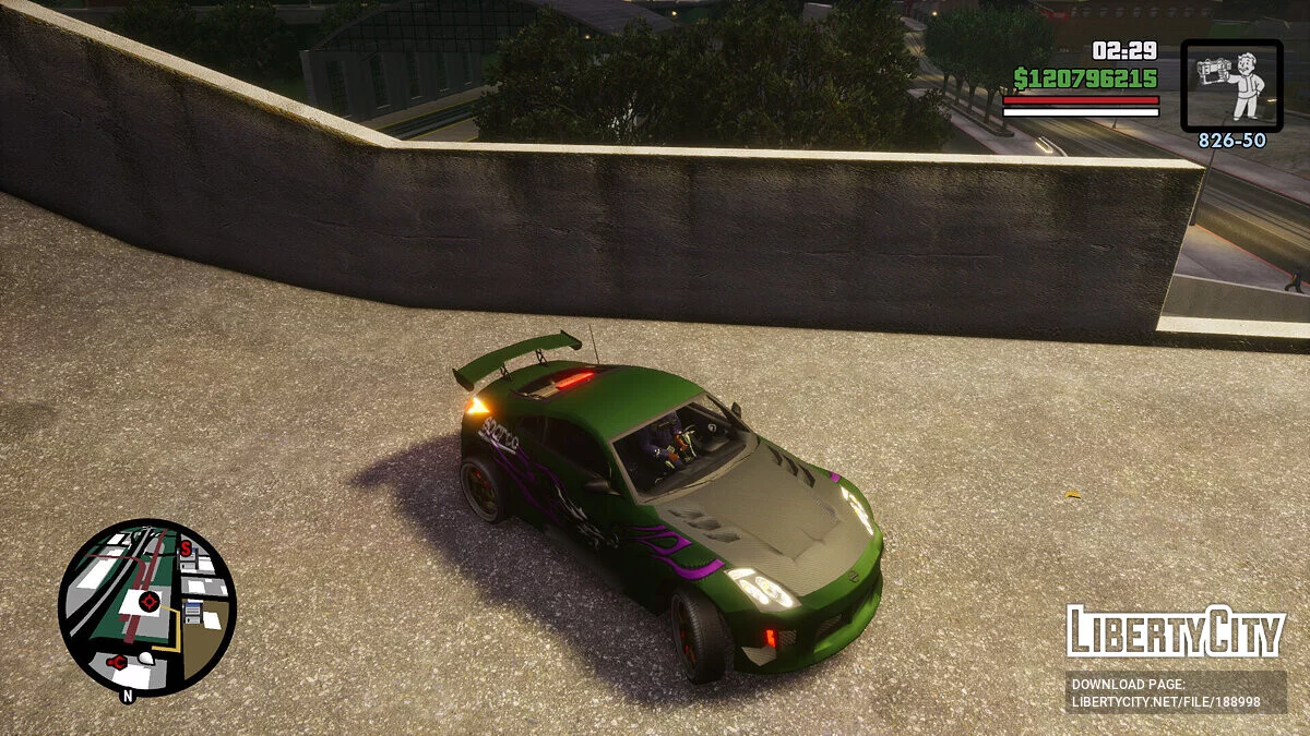 Nissan 350Z из Need For Speed: Underground 2 (OLD) / GTA San Andreas: The Definitive Edition