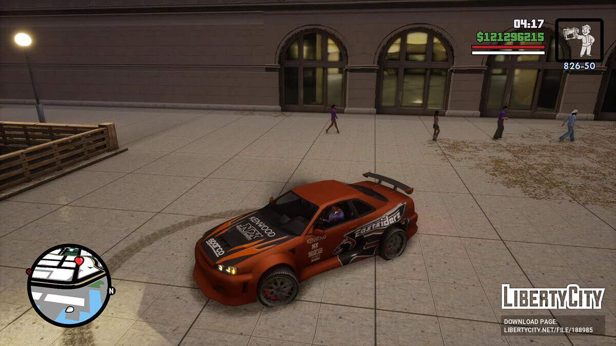 Nissan Skyline R32 из Need For Speed: Underground 1 (OLD) / GTA San Andreas: The Definitive Edition