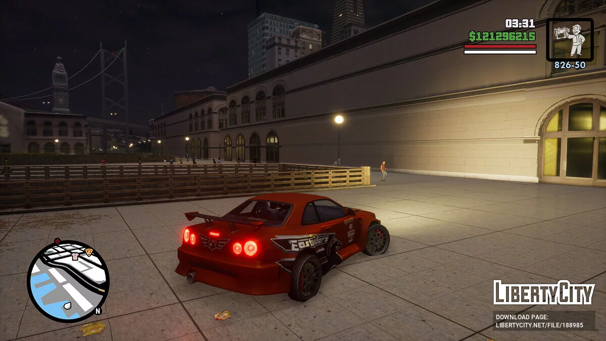 Nissan Skyline R32 из Need For Speed: Underground 1 (OLD) / GTA San Andreas: The Definitive Edition