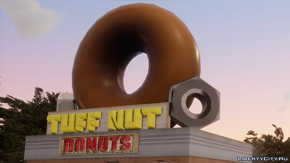 Исправление гайки на магазине пончиков / GTA San Andreas: The Definitive Edition