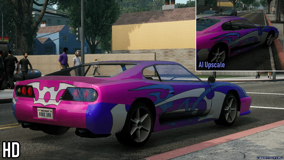 HD винилы для автомобилей / GTA San Andreas: The Definitive Edition