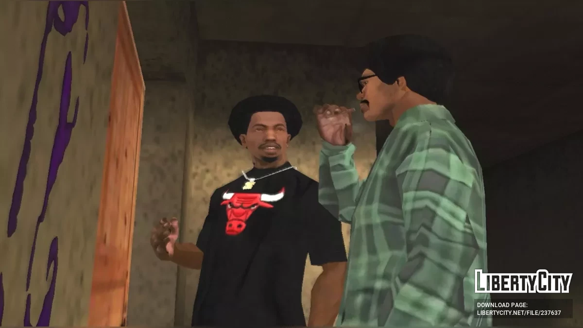 Футболка с логотипом Chicago Red Bulls / GTA San Andreas