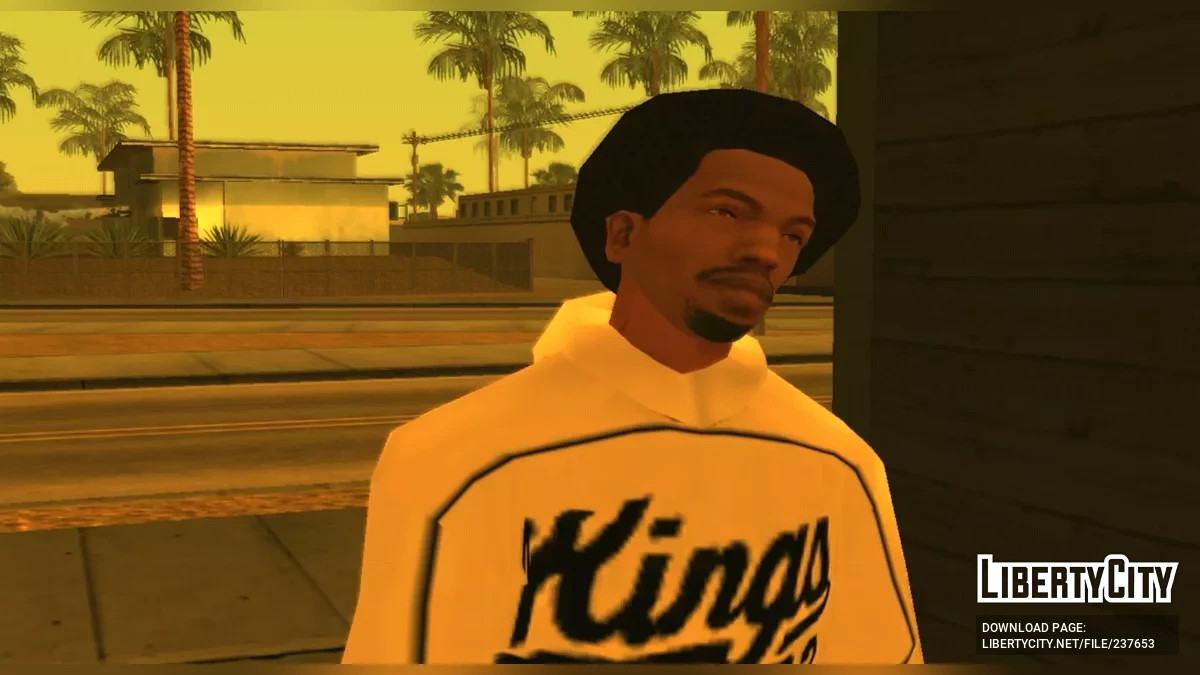 Белая хоккейная толстовка LA Kings / GTA San Andreas