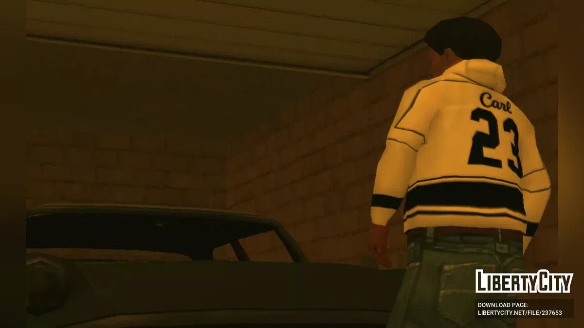Белая хоккейная толстовка LA Kings / GTA San Andreas