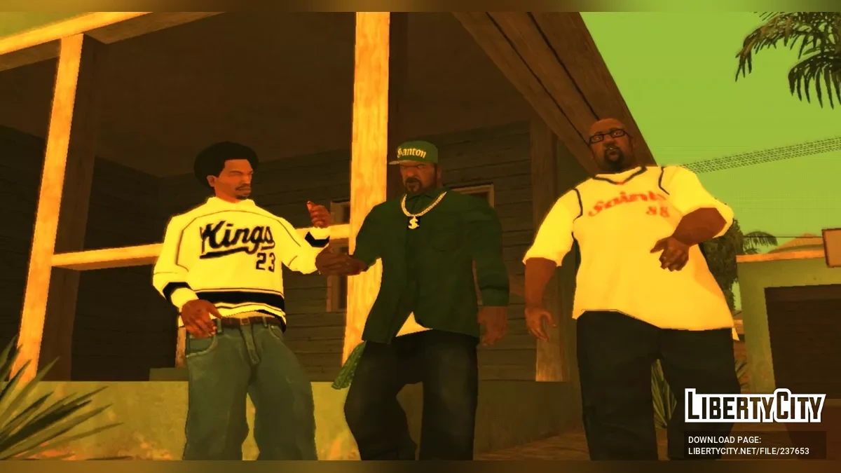 Белая хоккейная толстовка LA Kings / GTA San Andreas