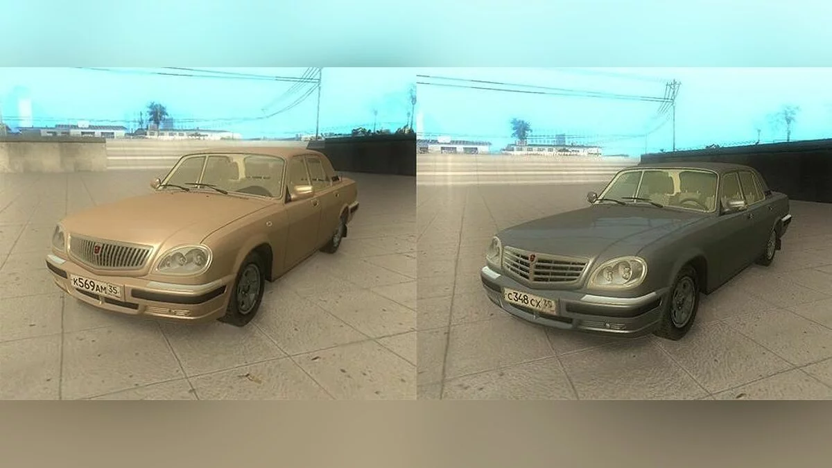 Пак автомобилей ГАЗ-31105 "ВОЛГА" / GTA San Andreas