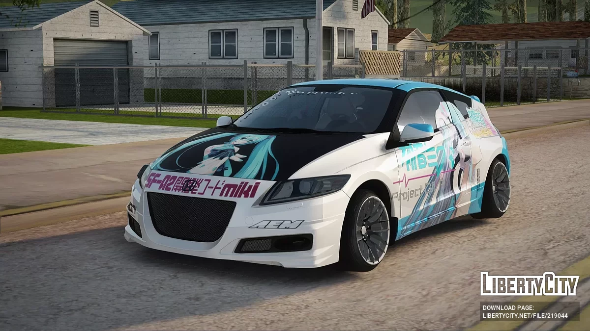 Honda CRZ Mugen Stance Miku Itasha / GTA San Andreas