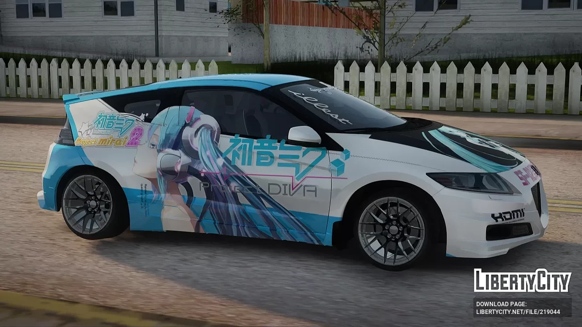 Honda CRZ Mugen Stance Miku Itasha / GTA San Andreas